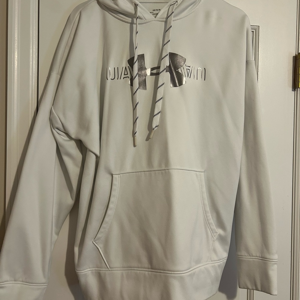 LG White Sweatshirt Pullover Hoodie
